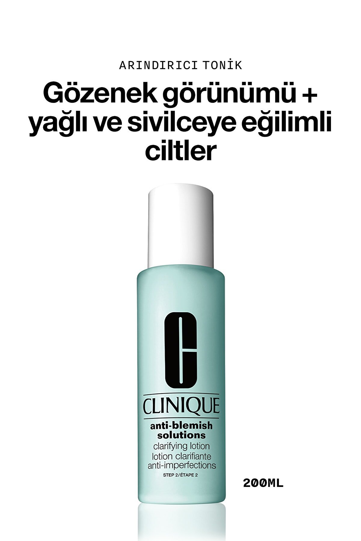 لوسیون تونیک پاک کننده،ضد جوش و لک  کلینیک Clinique