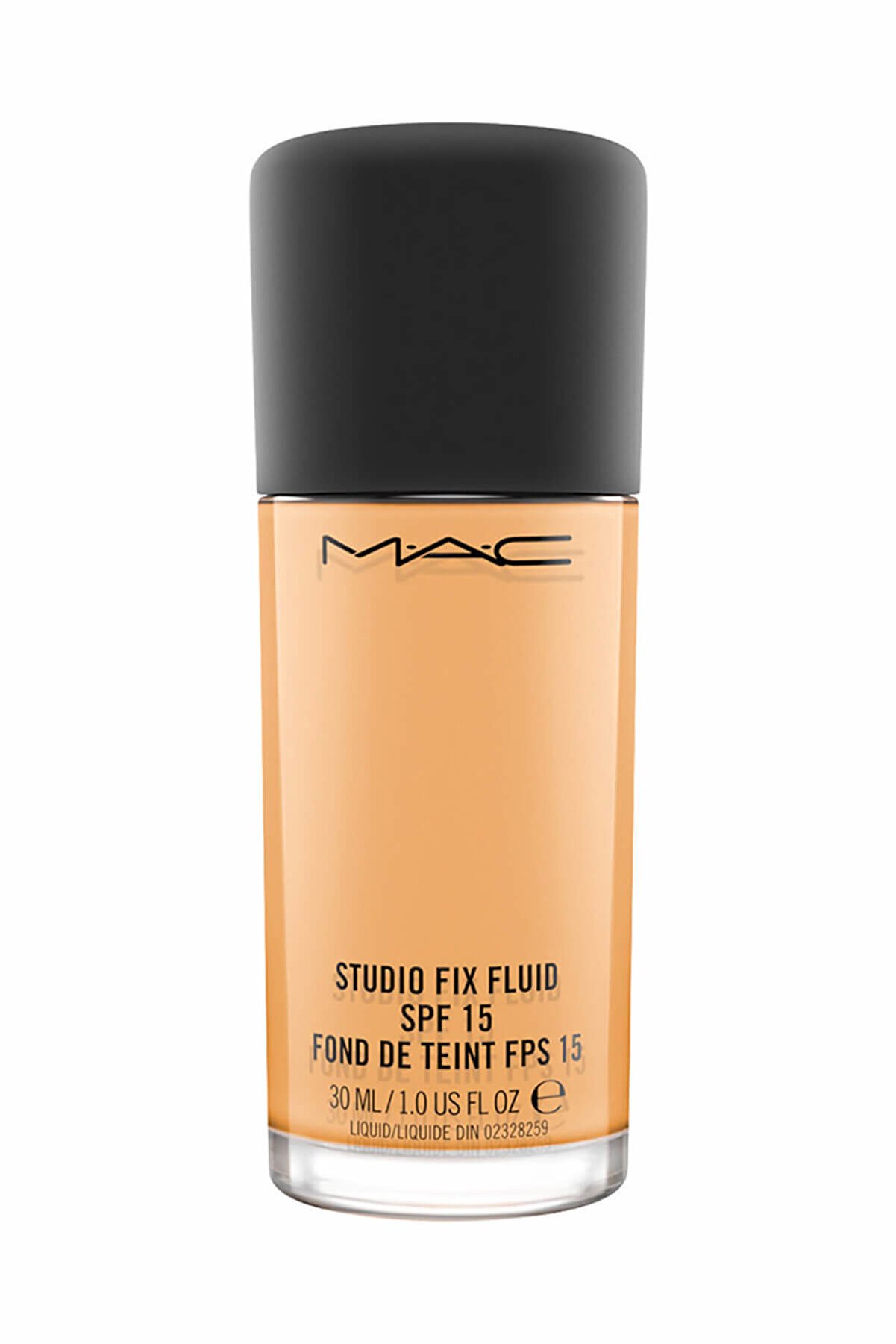 کرم پودر استودیو فیکس STUDIO FIX FLUID مدل NC44.5 برنزه شده با ته رنگ هلویی عمیق حجم 30 میل مک MAC