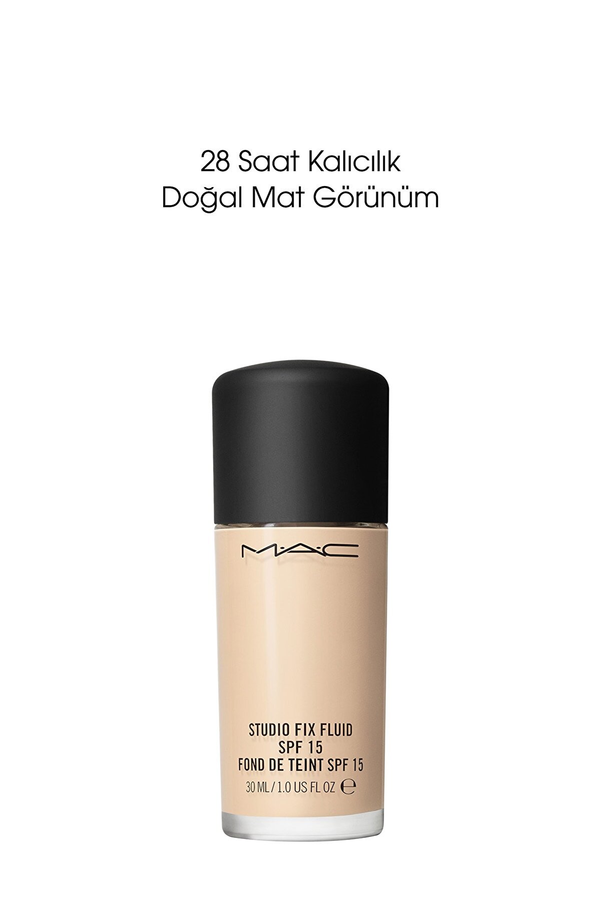 کرم پودر استودیو فیکس STUDIO FIX FLUID مدل NC10 بسیار روشن با ته رنگ طلایی حجم 30 میل مک MAC