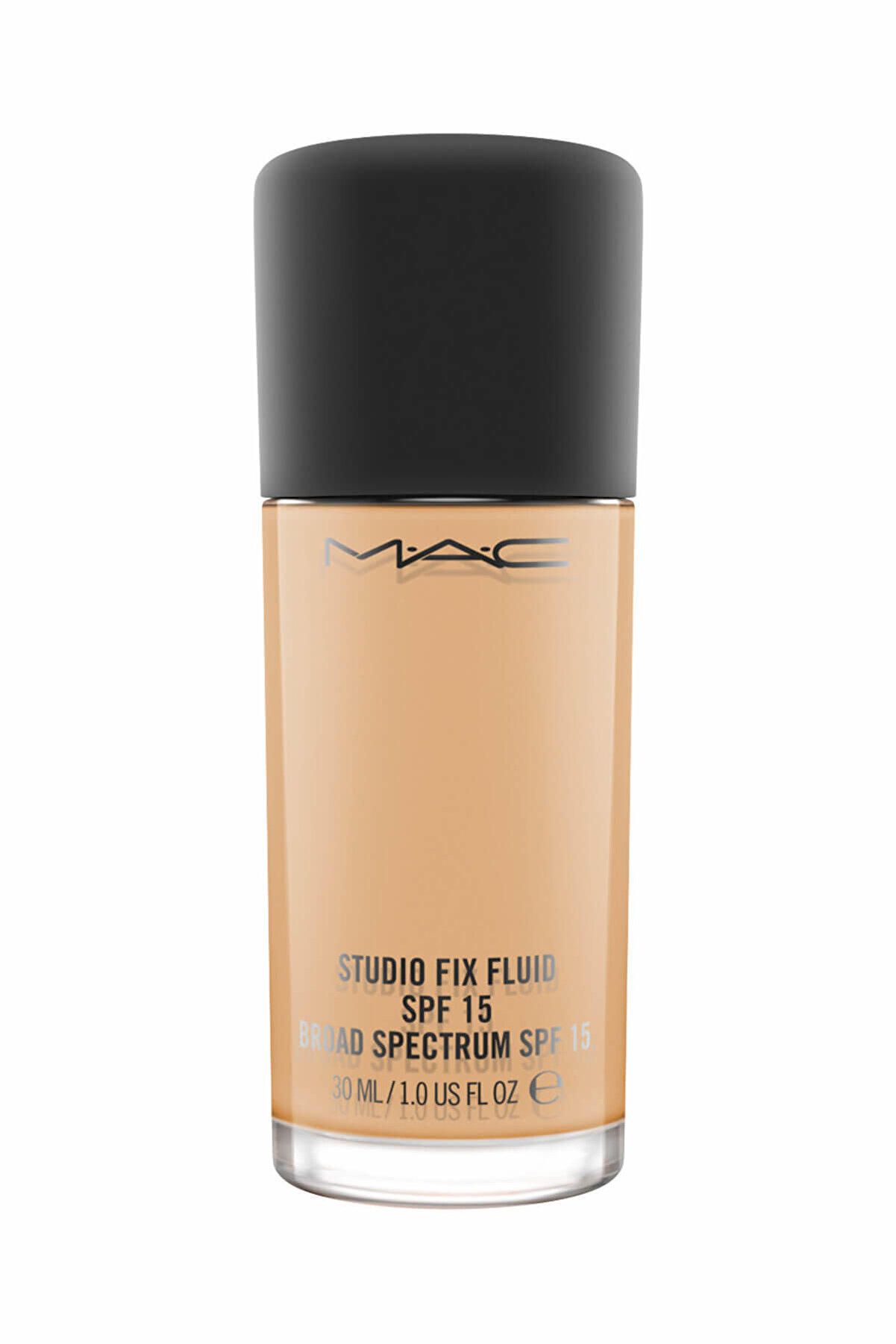 کرم پودر استودیو فیکس STUDIO FIX FLUID مدل NC35 ته رنگ طلایی هلویی روشن تا متوسط حجم 30 میل مک MAC
