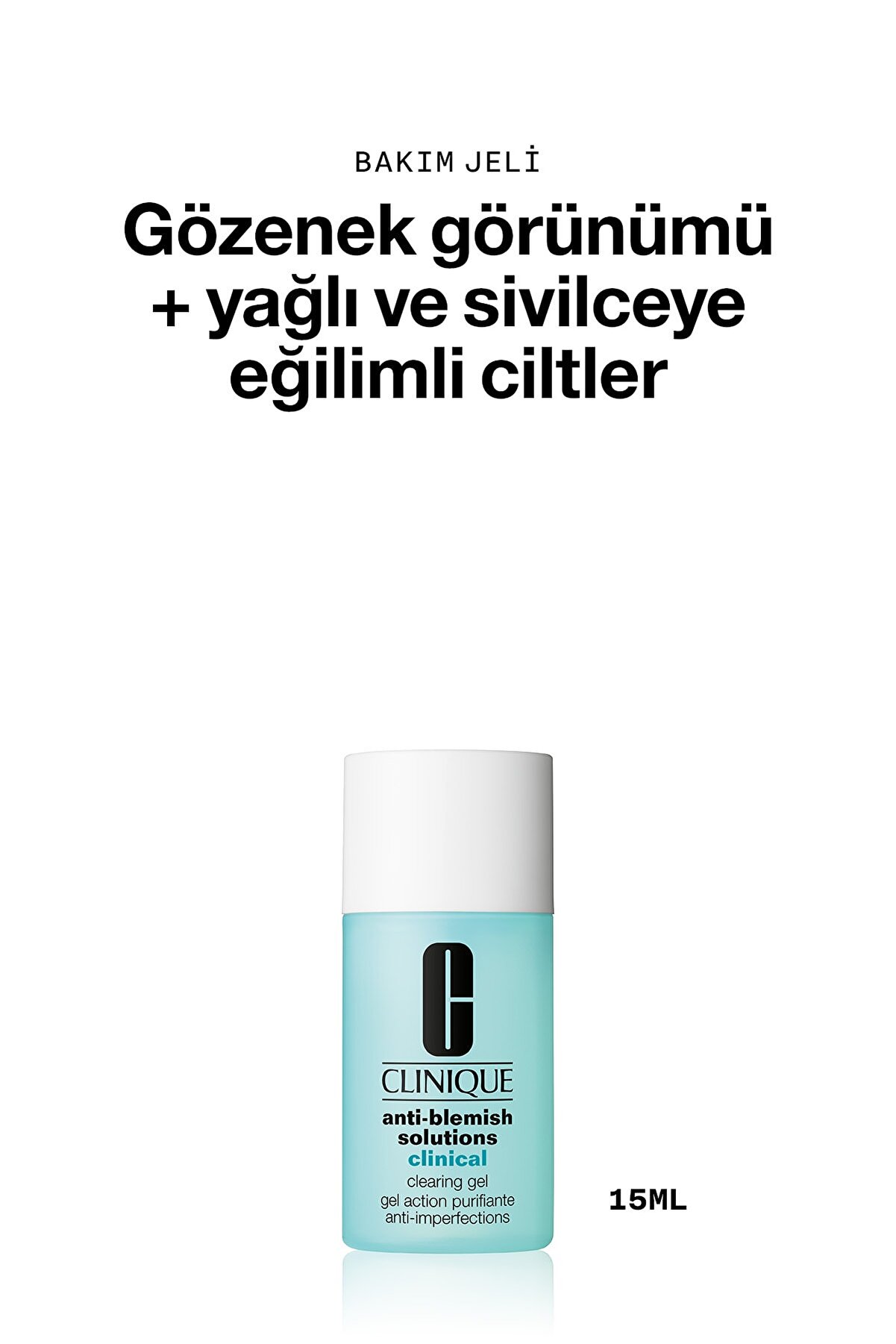 ژل مراقبتی بالینی ضد لک و رفع جوش سر سیاه کلینیک Clinique