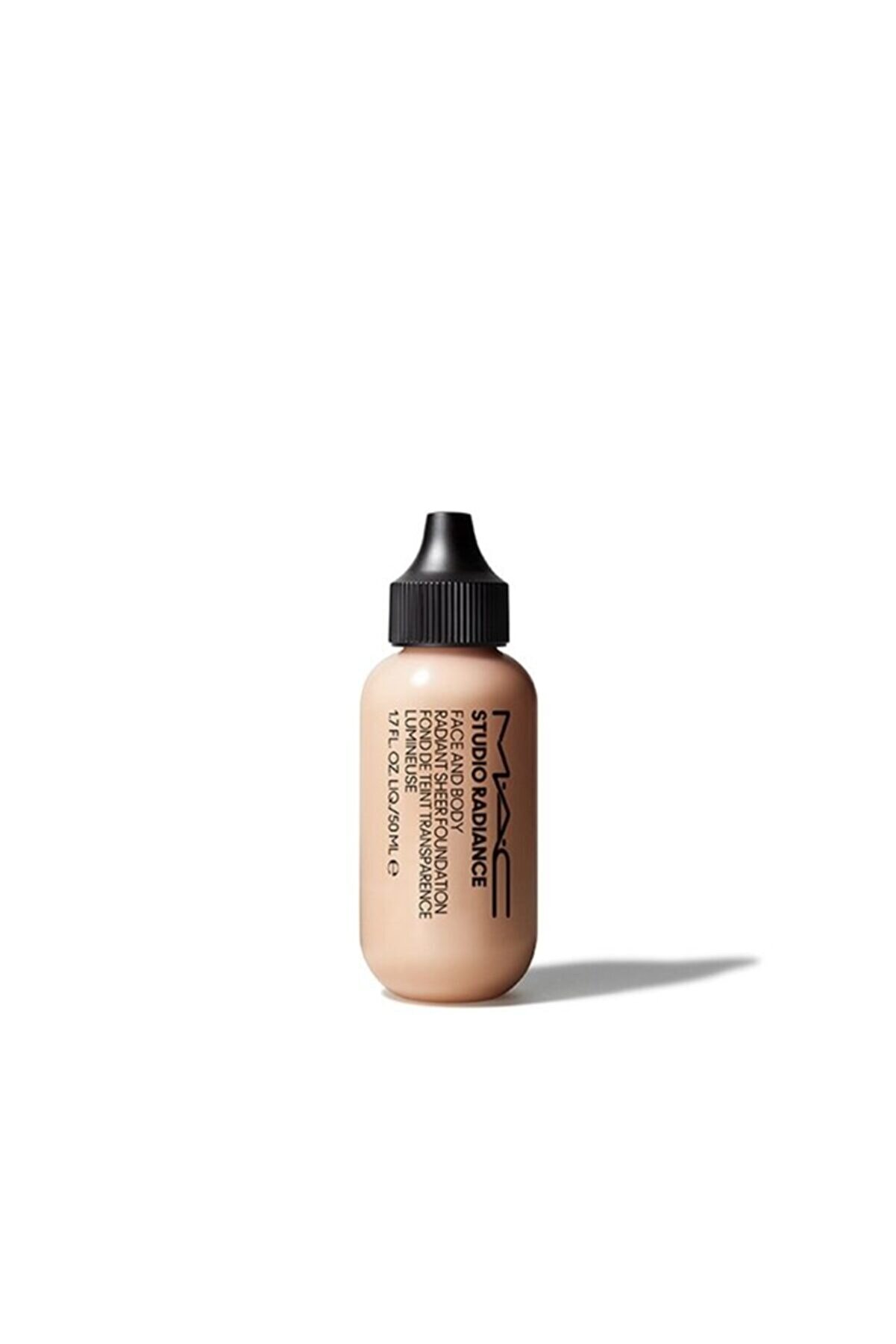 کرم پودر استودیو رادیان صورت و بدن Studio Radiance Face And Body مدل W1 بژ هلویی با ته رنگ خنثی حجم 50 میل مک MAC