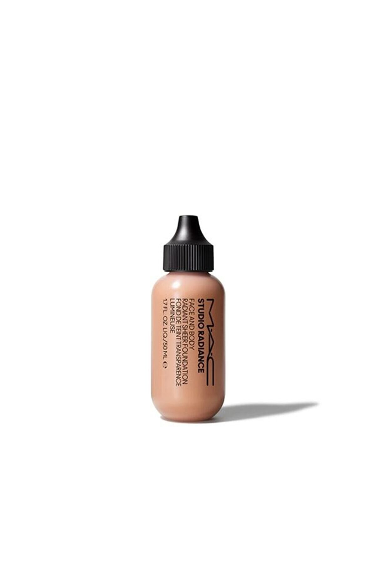 کرم پودر استودیو رادیان صورت و بدن Studio Radiance Face And Body مدل W2 بژ روشن با ته رنگ هلویی حجم 50 میل مک MAC