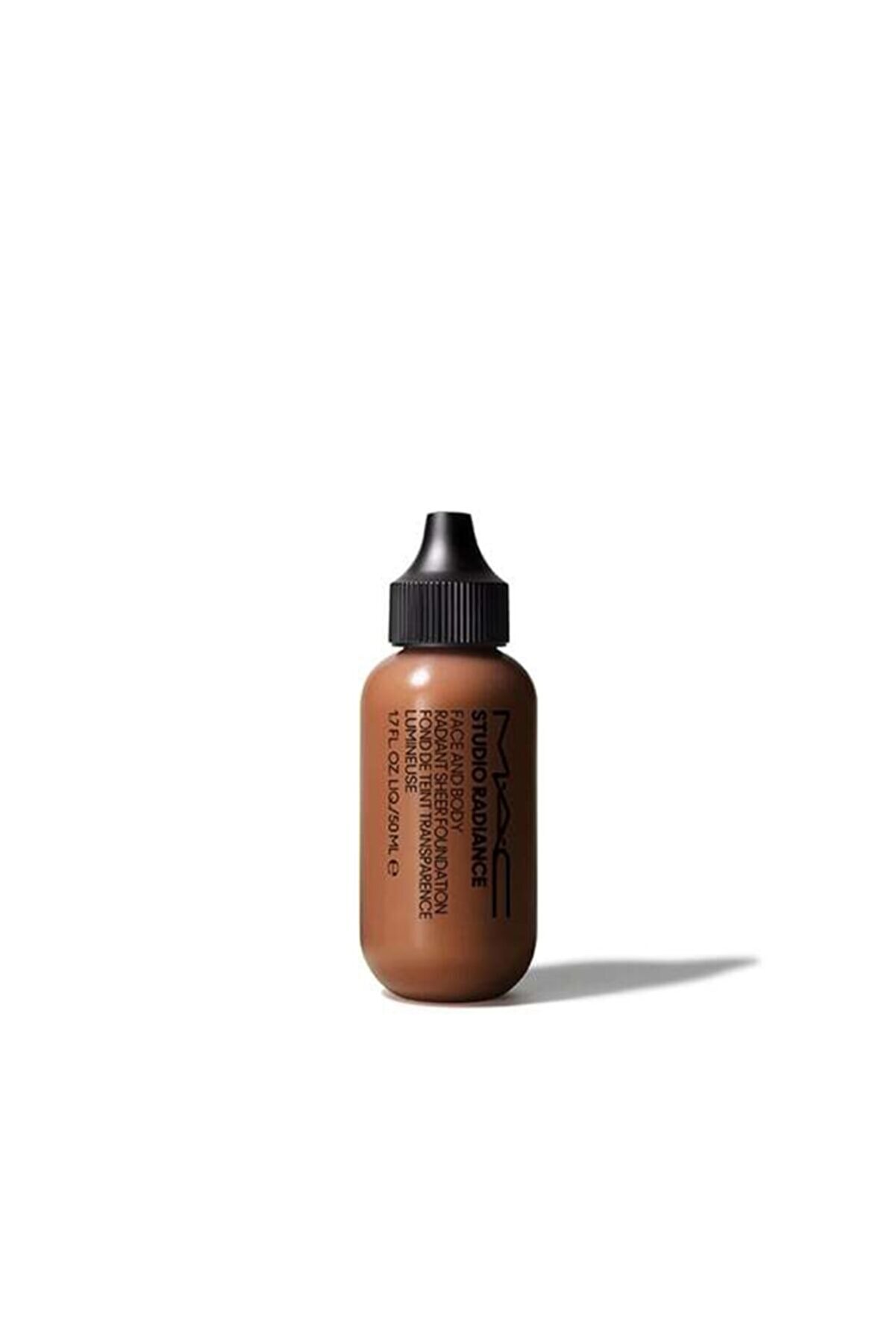 کرم پودر استودیو رادیان صورت و بدن Studio Radiance Face And Body مدل C8 بژ عمیق با ته رنگ طلایی خنثی حجم 50 میل مک MAC