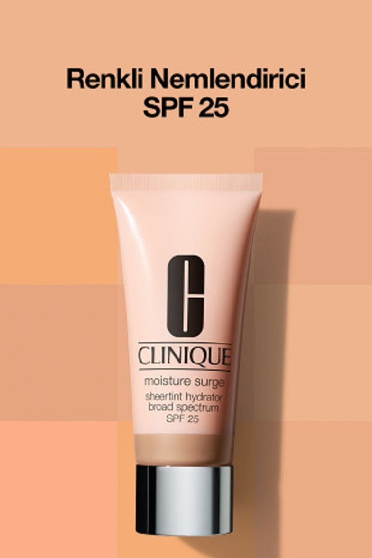 مرطوب  کننده و آبرسان رنگی مدلSPF25 Universal Shade4 رنگ بژ کلینیک Clinique