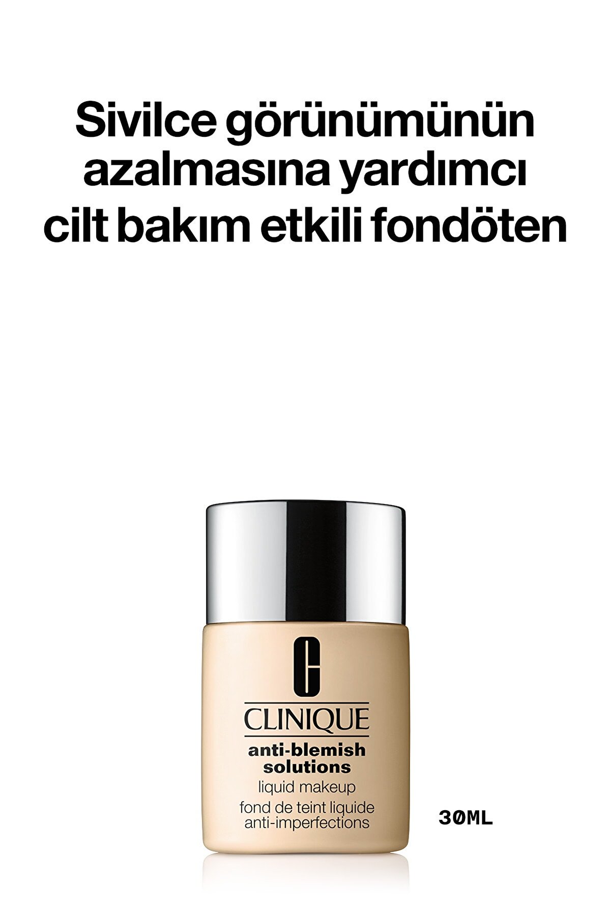 کرم ضد لک آرایش مایع فونداسیون خنثی  رنگ بژ  کلینیک Clinique