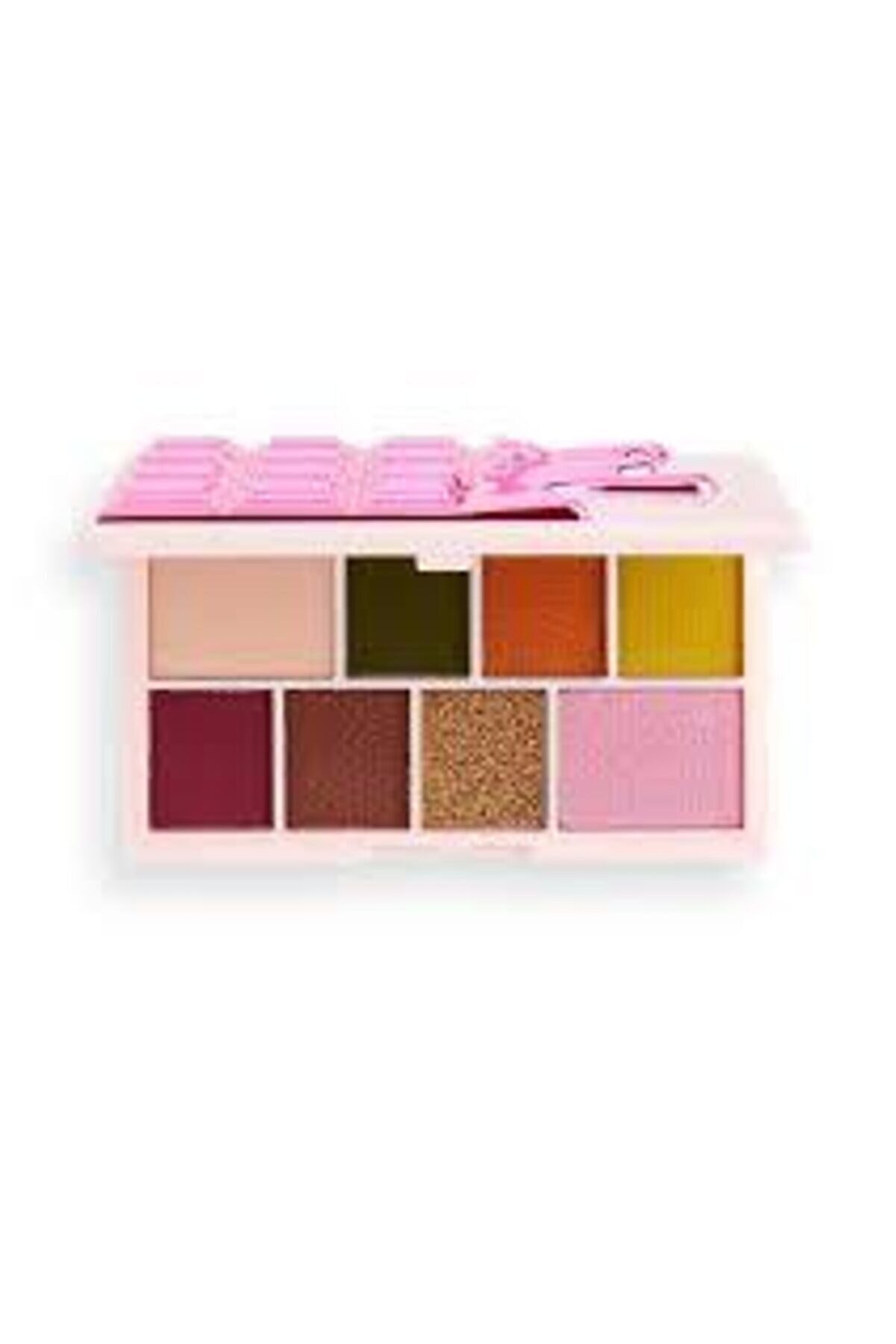 مینی پالت سایه چشم شکلاتی 8 رنگ I Heart - Mini Çikolatalı Göz Farı Paleti -turkish Delight Palette رولوشن Revolution