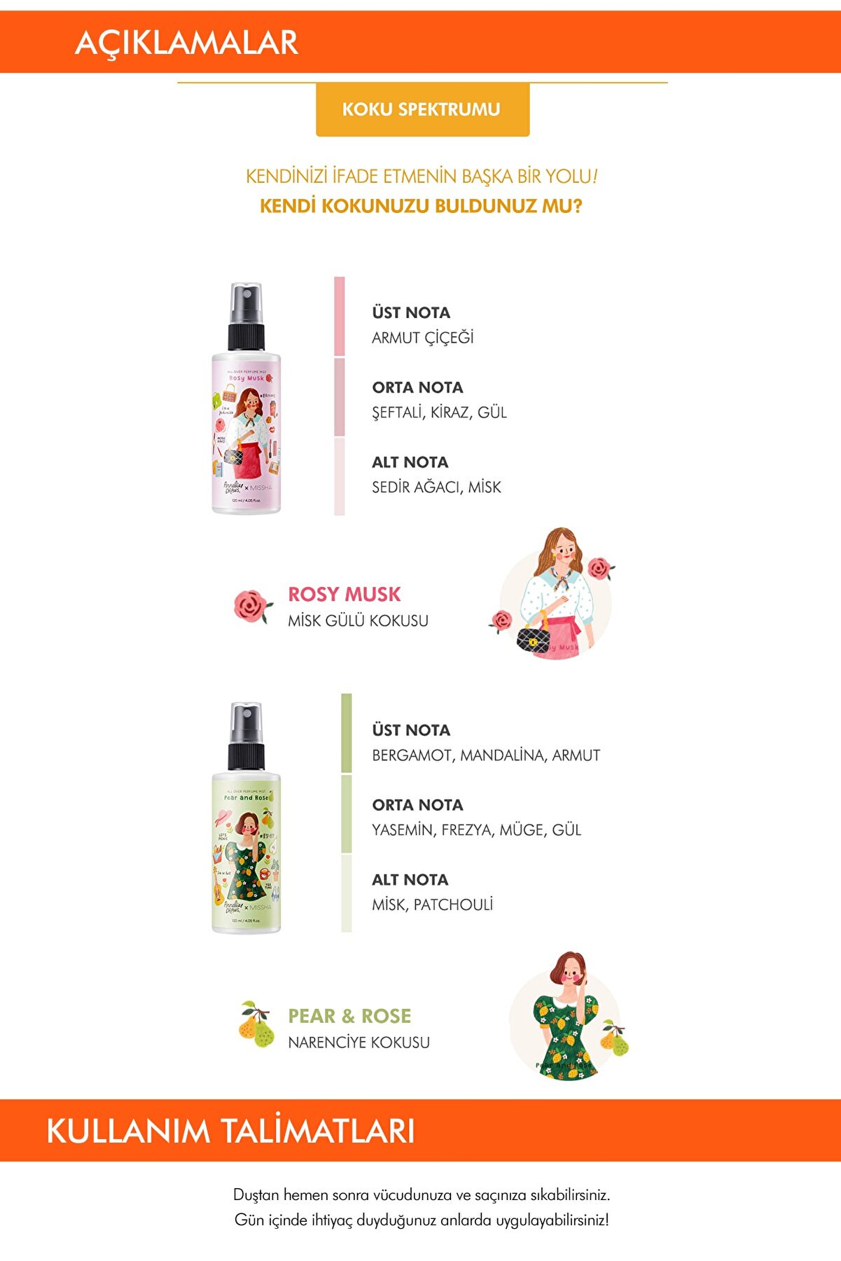 اسپری معطر بدن و موی مرطوب کننده دائمی میست رایحه مشک گل سرخ میشا Missha