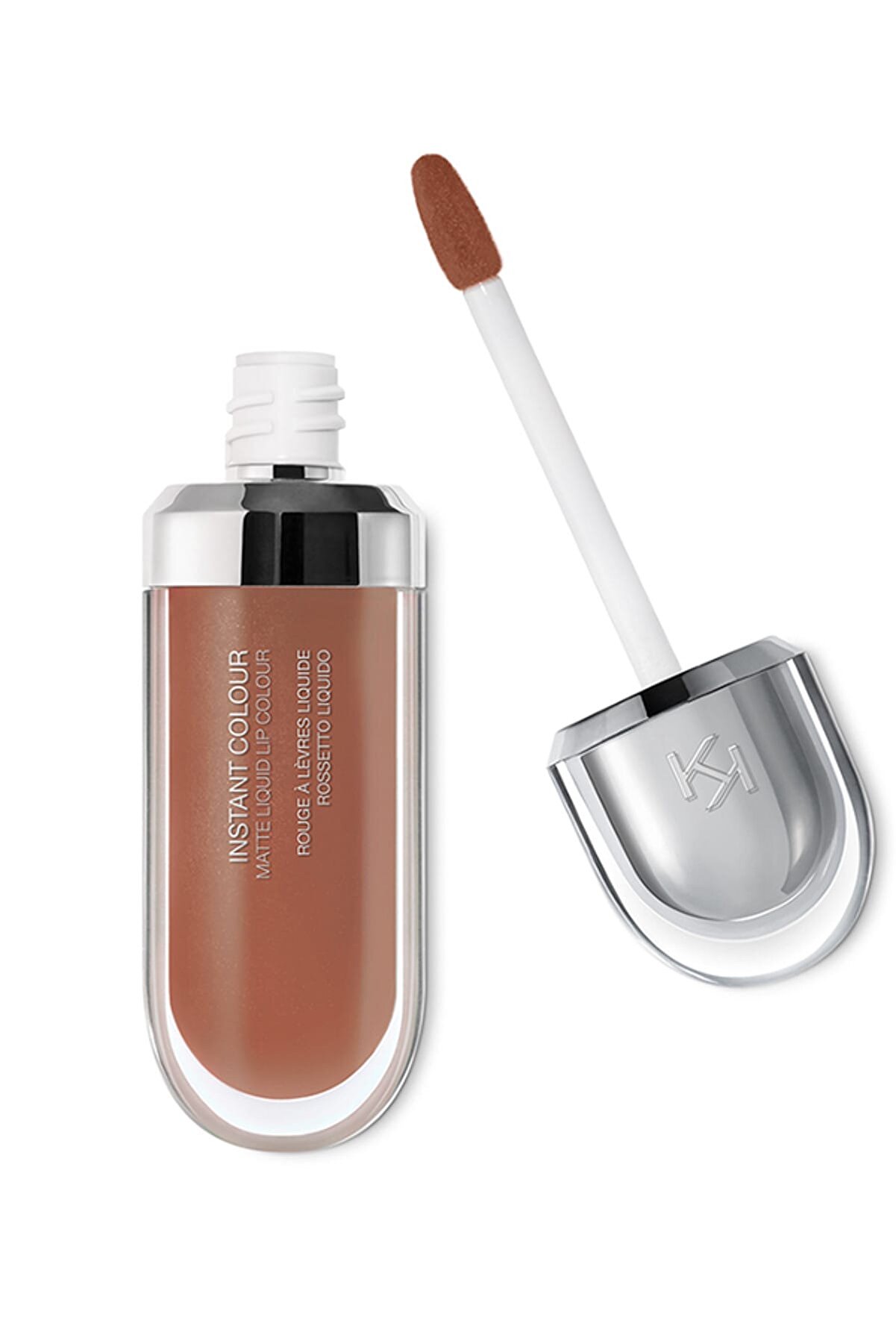 رژ لب مایع مات مدل Instant Colour رنگ Rosy Chestnut شماره 02 کیکو KIKO