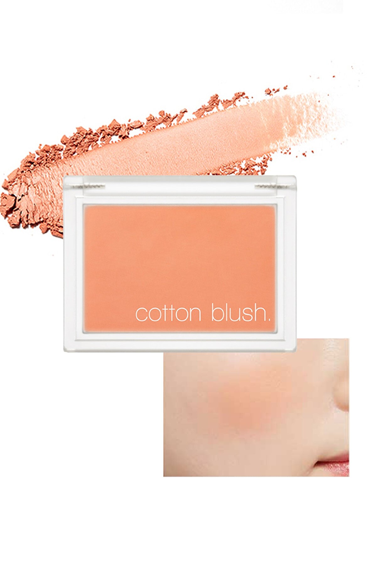 رژگونه پنبه ای  با بافت نرم و قابلیت استفاده آسان رنگ Carrot Butter Cream میشا Missha