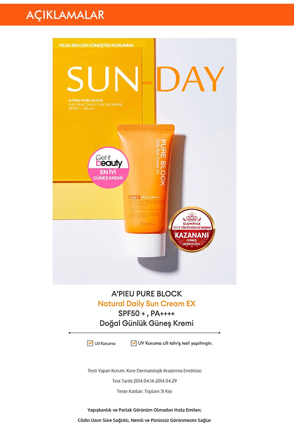 کرم ضد آفتاب روزانه اپیو مدل پیور بلاک نچرال حاوی SPF45 و PA+++ میشا Missha