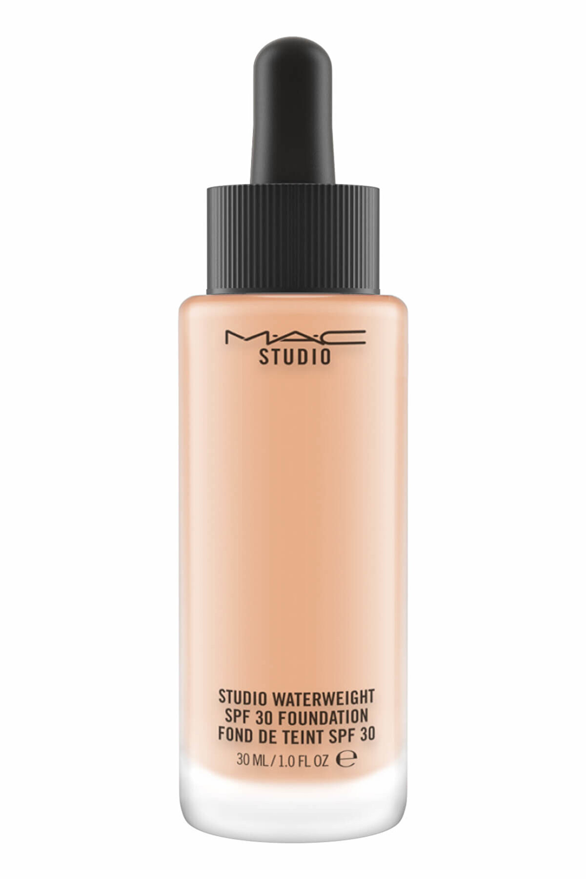 کرم پودر استودیو واتر ویت Studio Water weight مدل NW18 بژ با ته رنگ رز طلایی حجم 30 میل مک MAC