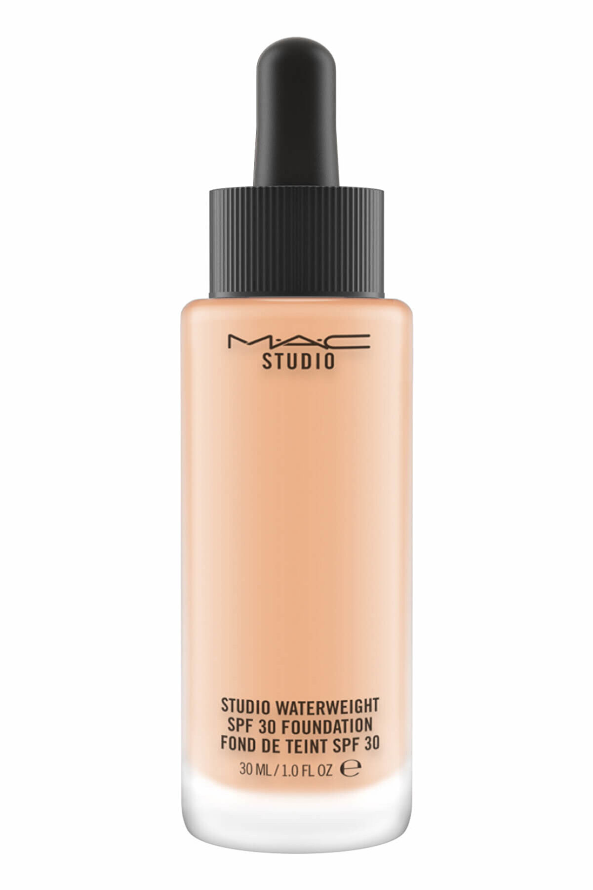 کرم پودر استودیو واتر ویت Studio Water weight مدل NW22 هلویی گلگون با ته رنگ رز طلایی حجم 30 میل مک MAC