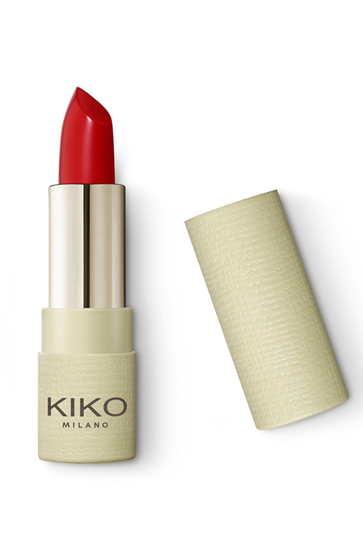 رژ لب جامد مات مدل New Green Me  رنگ Red شماره 105 کیکو KIKO