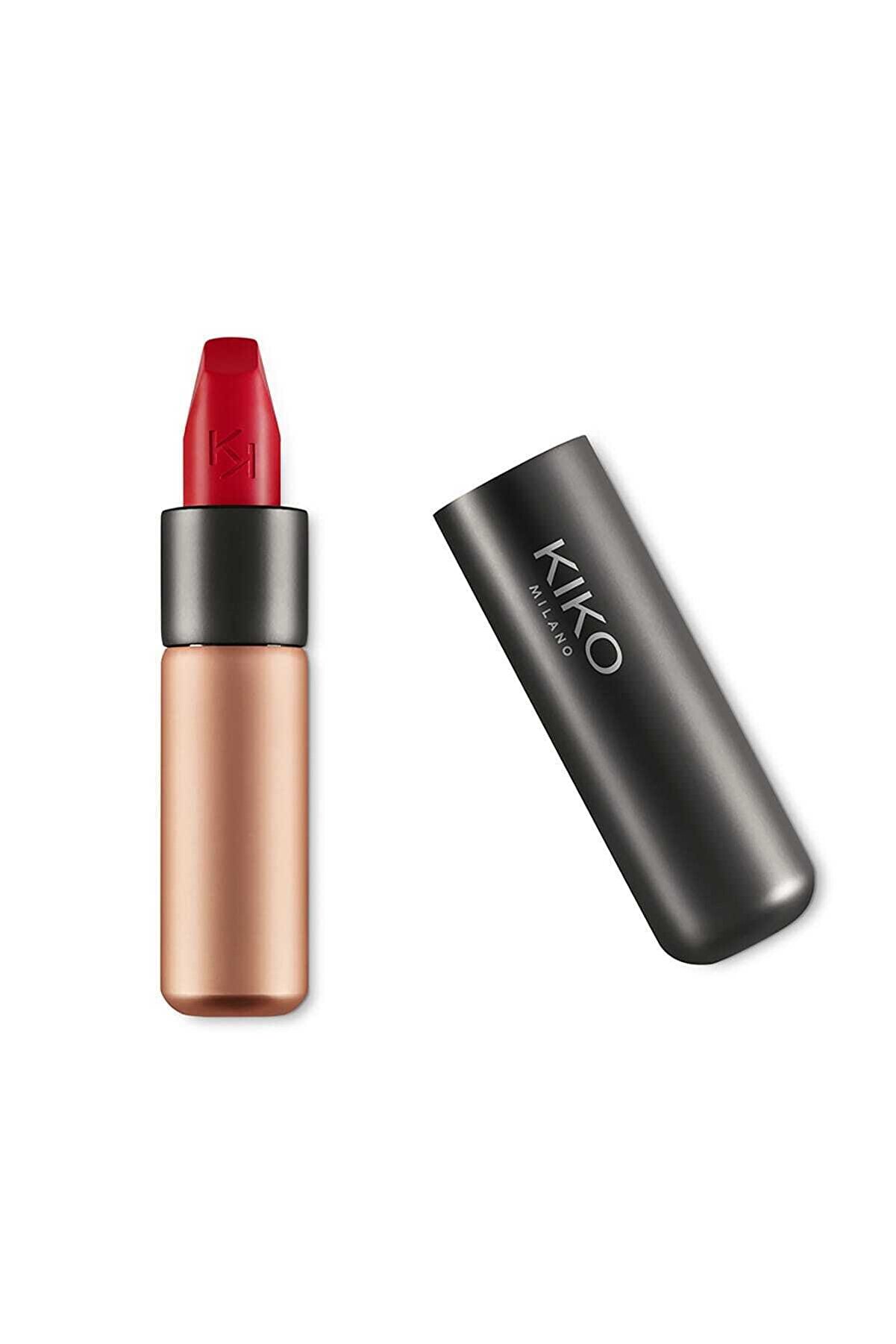 رژ لب جامد مات مدل Velvet Passion رنگ Cherry شماره 312 کیکو KIKO