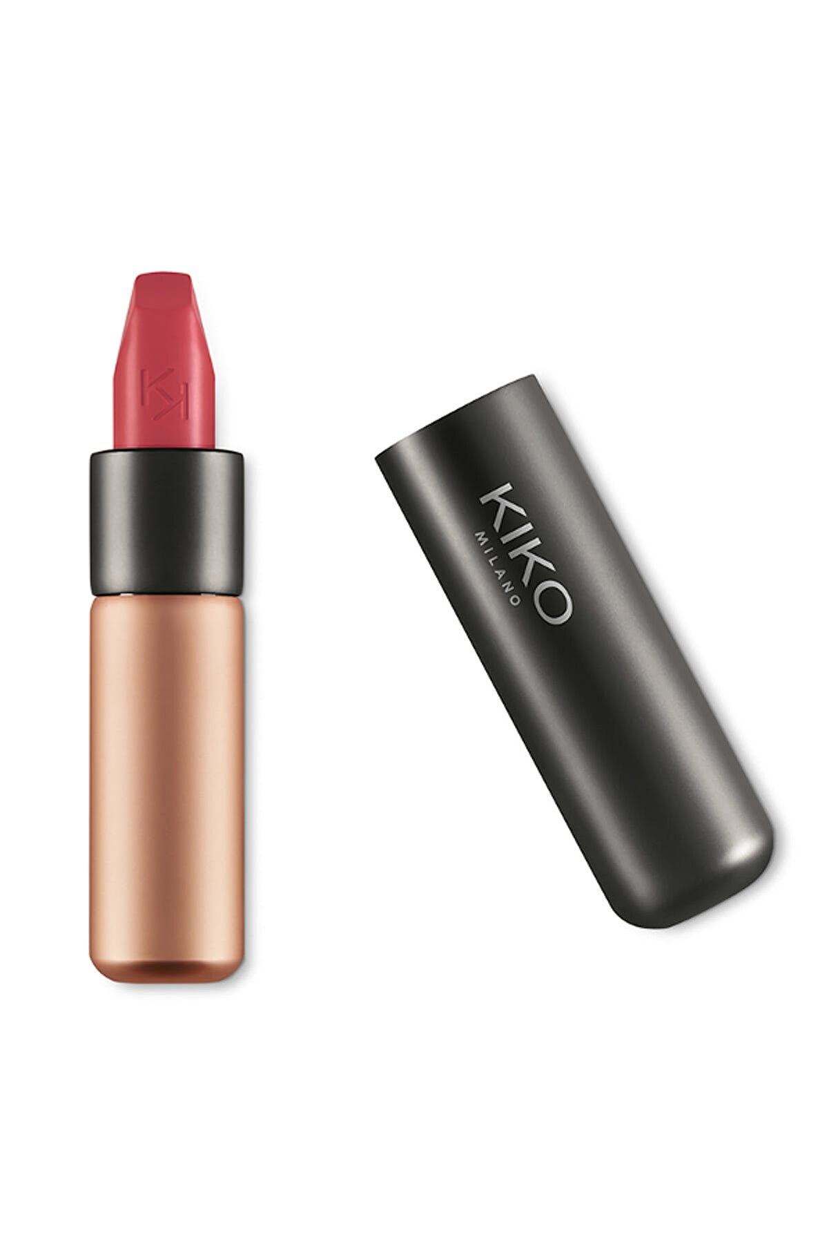 رژ لب جامد مات مدل Velvet Passion رنگ Persian Red شماره 329 کیکو KIKO