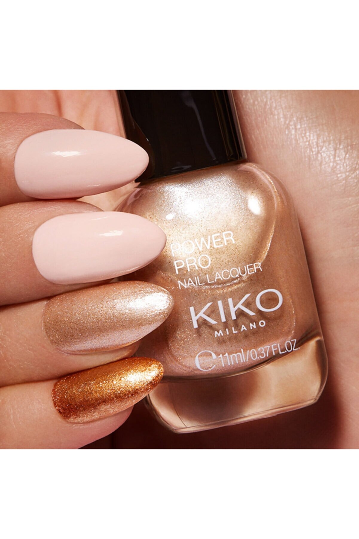 لاک ناخن مدل New Power Pro رنگ طلایی شماره 15 کیکو KIKO