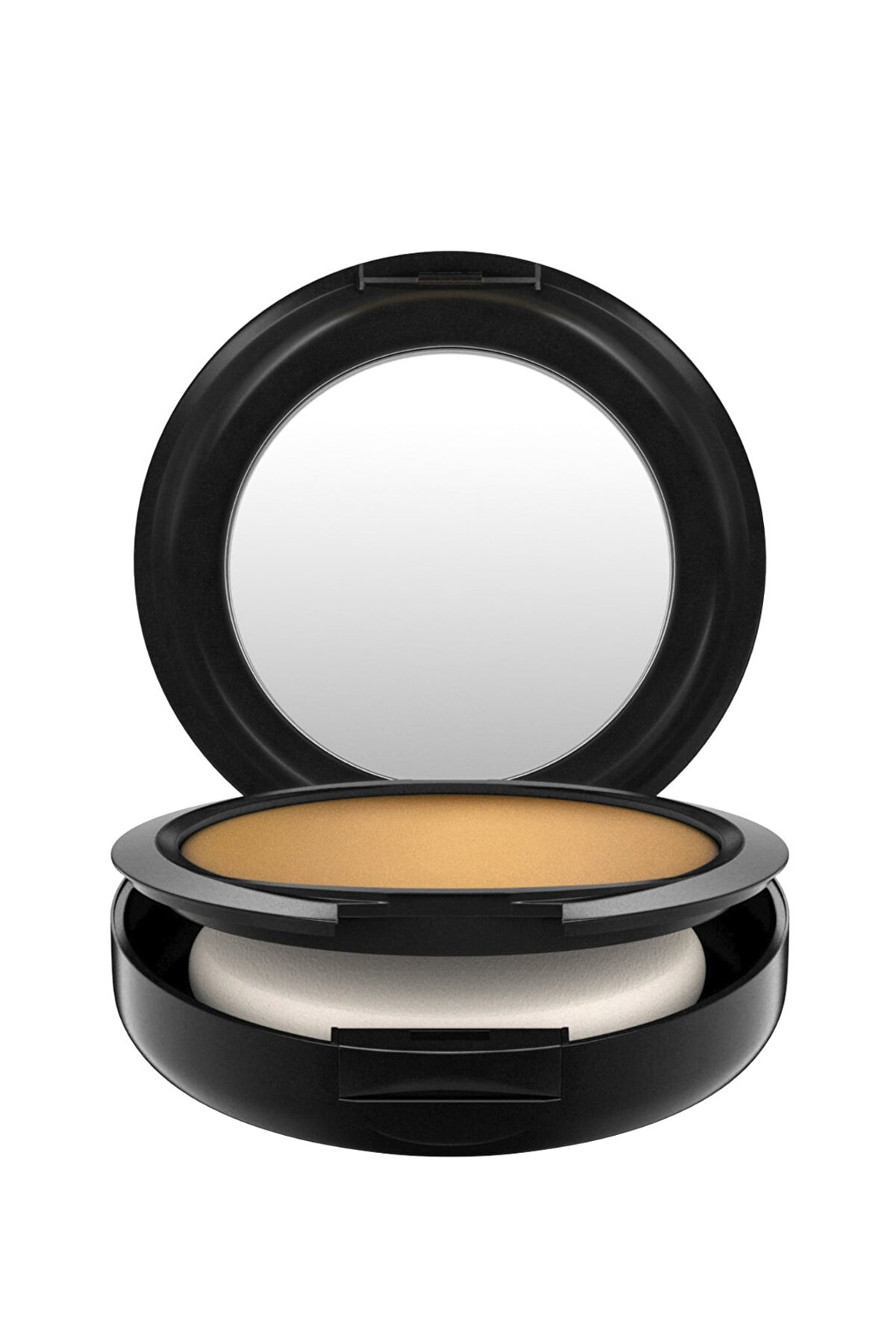 پنکک استودیو فیکس studio fix powder plus foundation مدل NC55 عمیق ترین برنز طلایی با ته رنگ طلایی حجم 15 میل مک MAC
