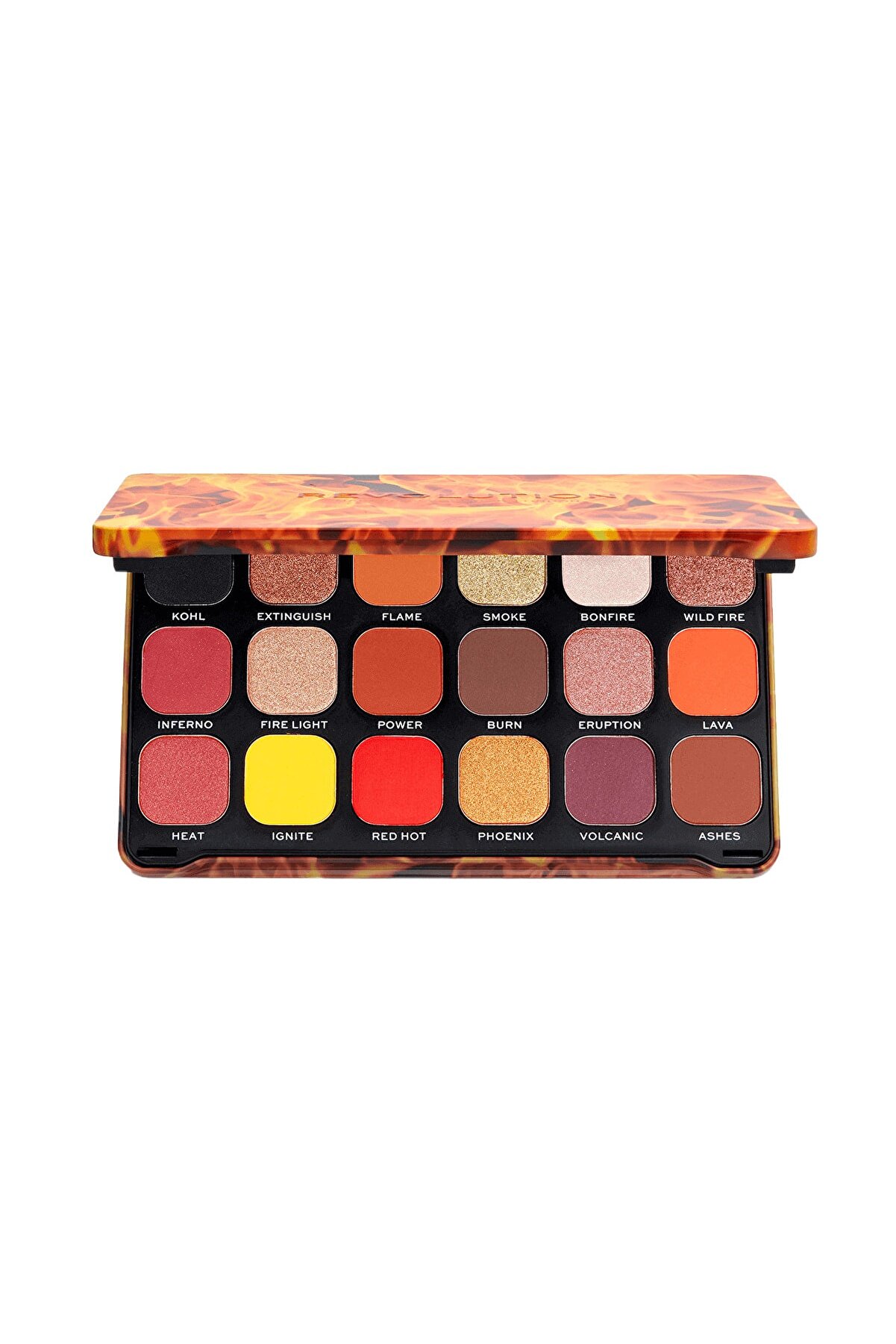 پالت سایه چشم 18 رنگ Forever Flawless Fire رولوشن Revolution