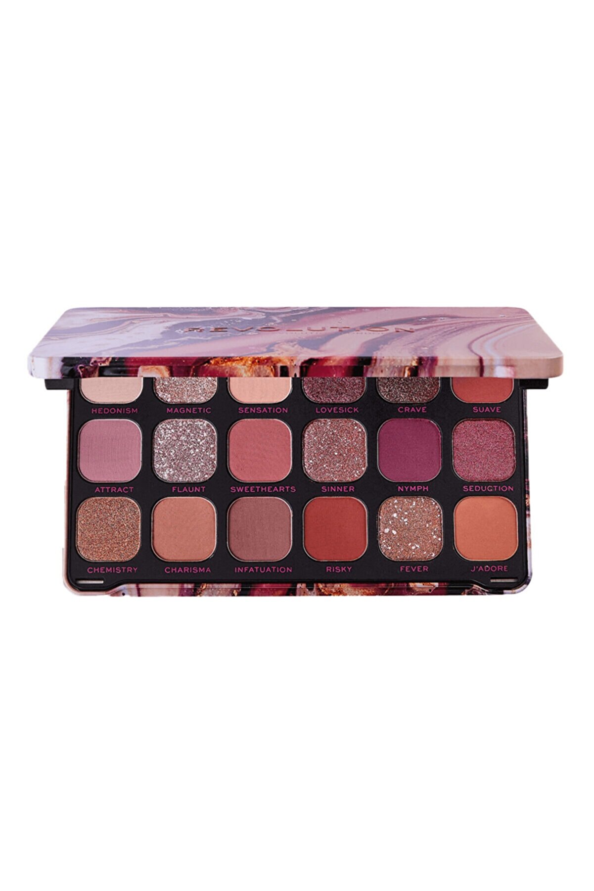 پالت سایه چشم 18 رنگ Forever Flawless Far Paleti Allure رولوشن Revolution