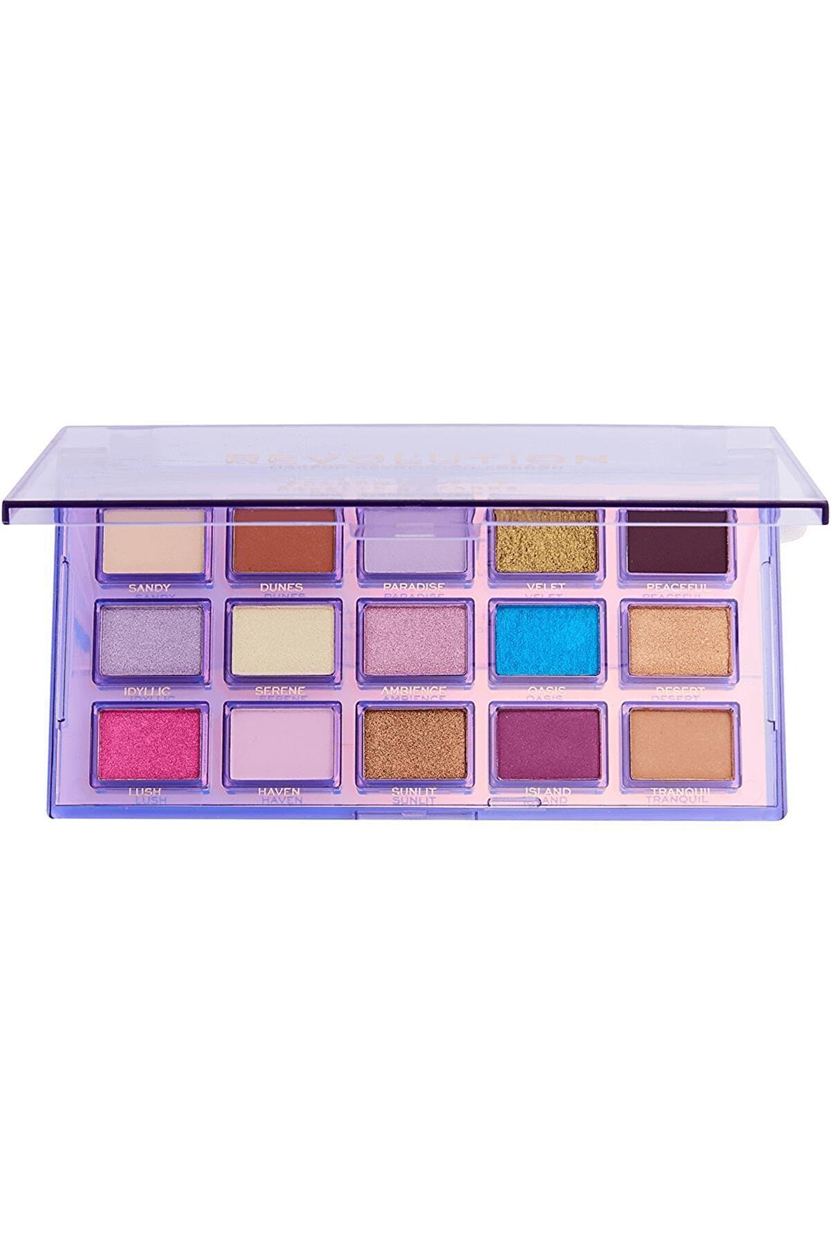 پالت سایه چشم 15 رنگ Ultra Violet رولوشن Revolution
