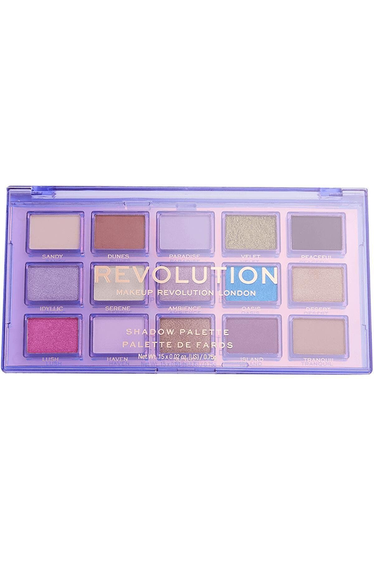 پالت سایه چشم 15 رنگ Ultra Violet رولوشن Revolution