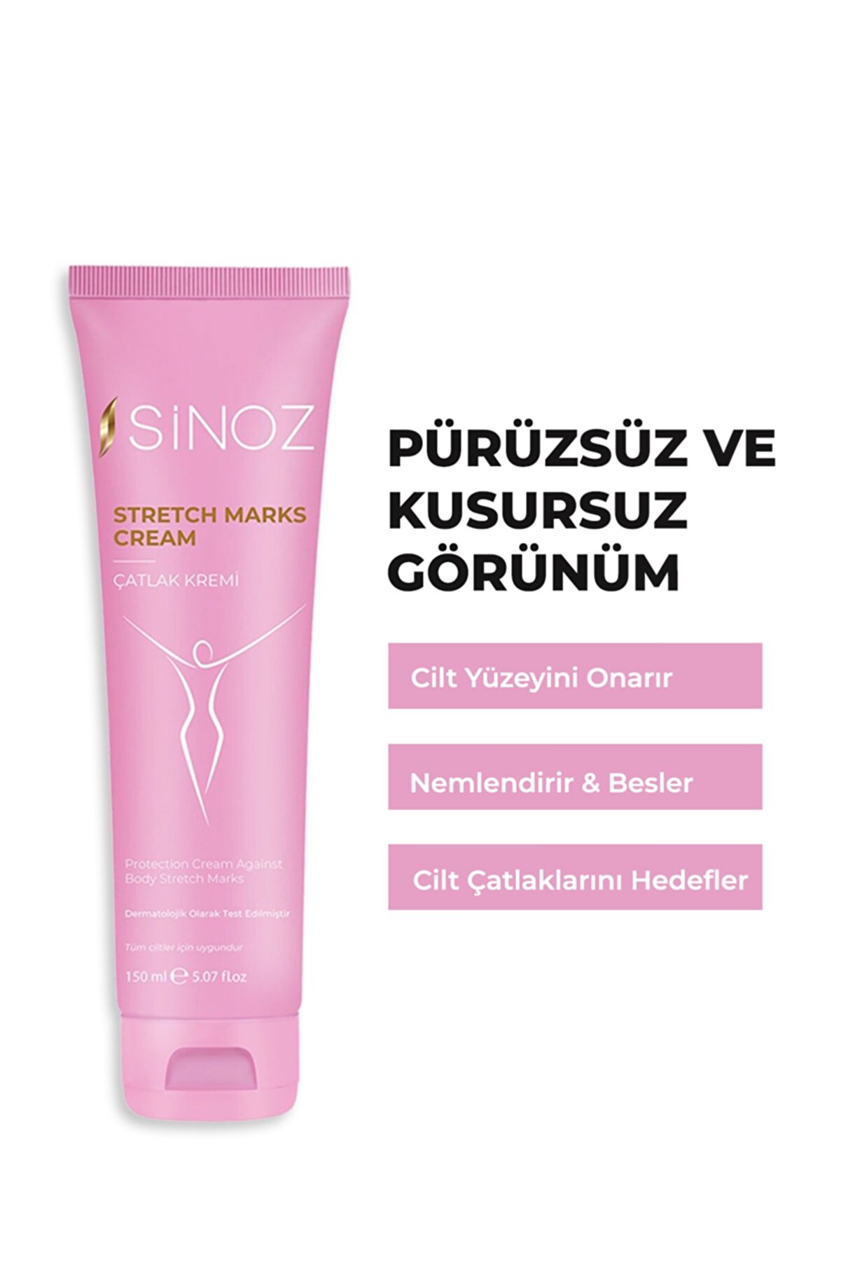 کرم استرچ مارک با حجم 150 میل سینوز Sinoz