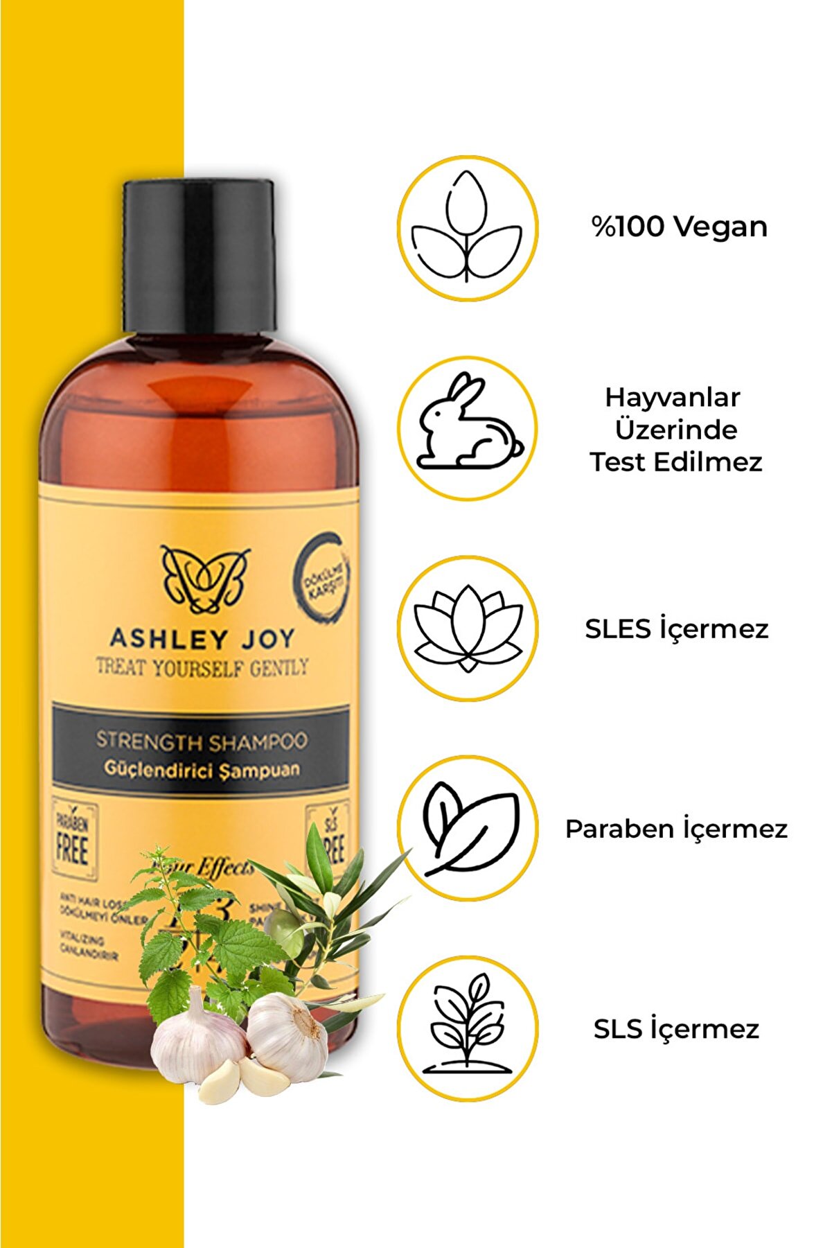 شامپو تقویت کننده با حجم 400 میل اشلی جوی Ashley Joy