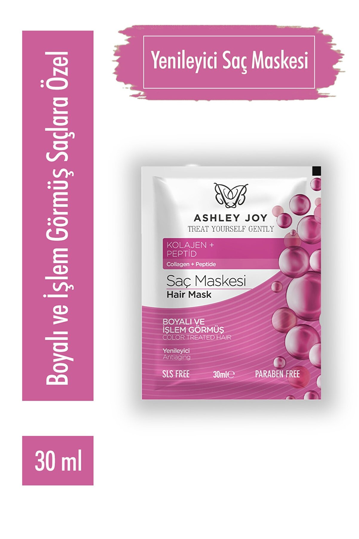 ماسک بازسازی کننده مو با آبکشی با حجم 30 میل اشلی جوی Ashley Joy