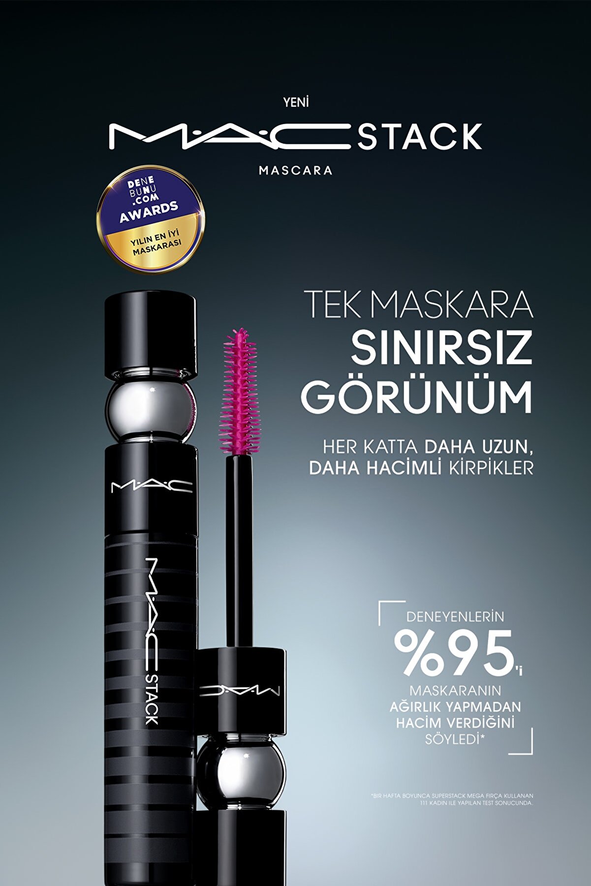 ریمل مگا براش استک Mega Brush stack Maskara حجم 12 میل مک MAC