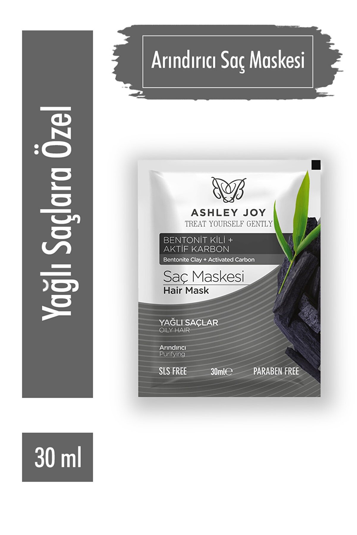 ماسک پاکسازی مو با آبکشی با حجم 30 میل اشلی جوی Ashley Joy