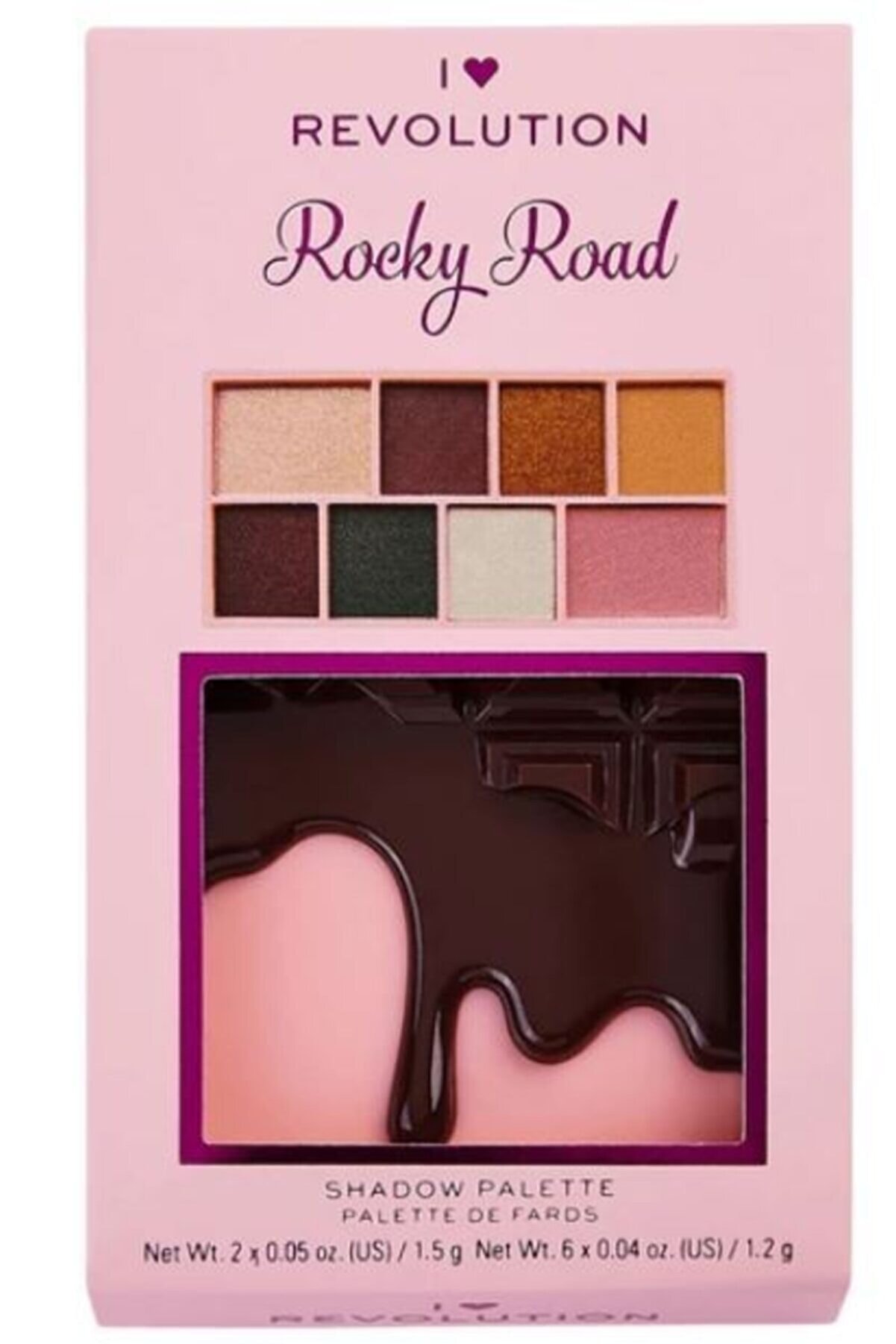 پالت سایه چشم 8 رنگ Rocky Road رولوشن Revolution