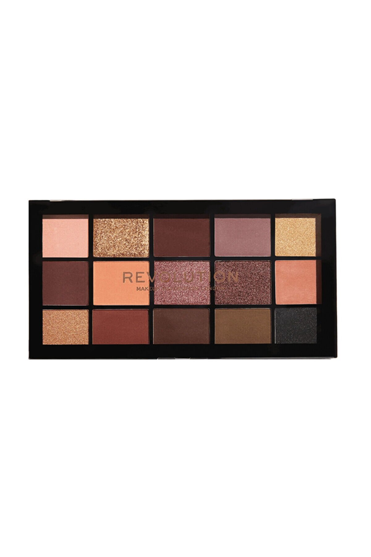 پالت سایه چشم 15 رنگ Reloaded Far Paleti Velvet Rose رولوشن Revolution