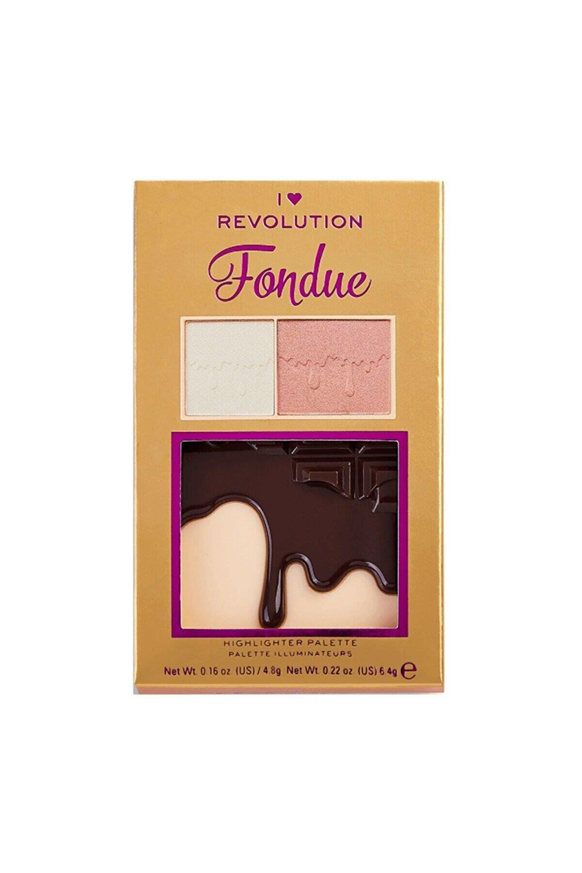 پالت سایه چشم شکلاتی 2 رنگ Fondue Mini Chocolate رولوشن Revolution