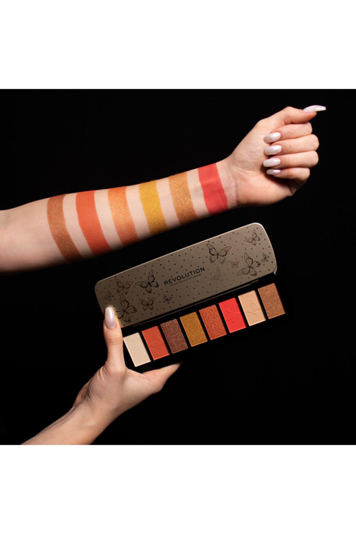 پالت سایه چشم 8 رنگ Shadow Palette De Fards Makyaj Devrim Serisi Göz Farı 8 'li رولوشن Revolution