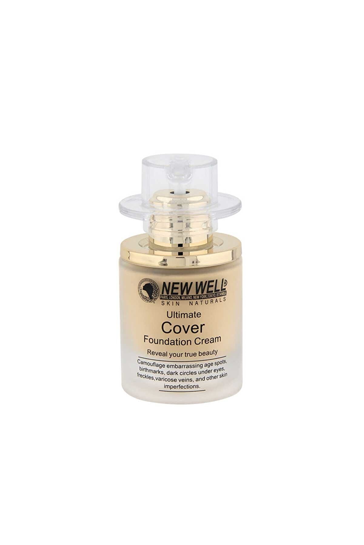 کرم پودر مدلUltimate Cover رنگ سفید شماره 01 نیو وال New Well