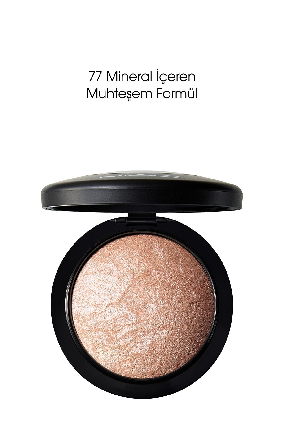 هایلایتر مینرالایز اسکینفینیش Mineralize Skinfinish Soft &amp; Gentle مدل SOFT &amp; GENTLE برنز هلویی طلاکاری شده حجم 10 میل مک MAC