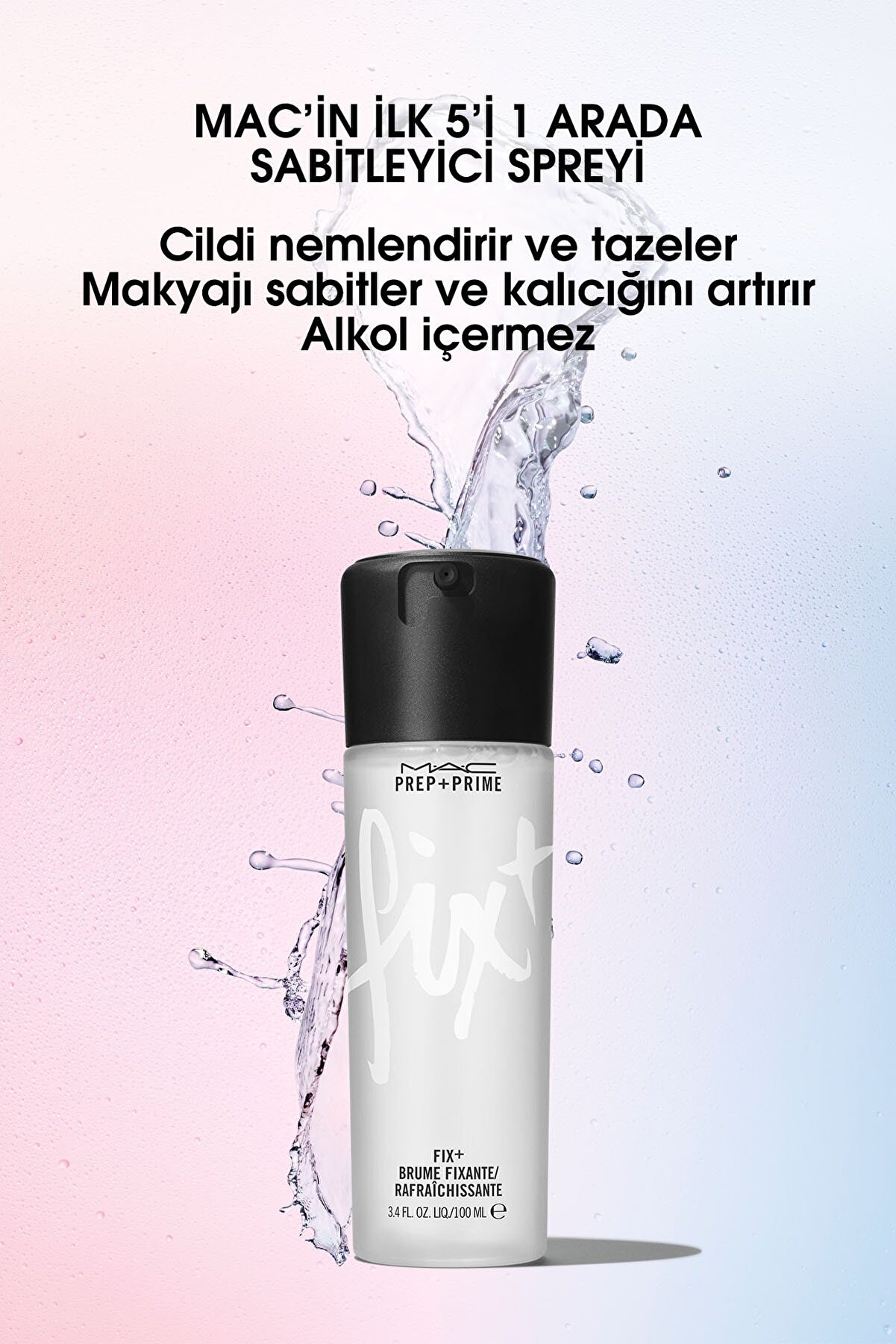 اسپری فیکس پریپ پرایم Prep Prime Fix مدل  حجم: 100 میلی لیتر مک MAC