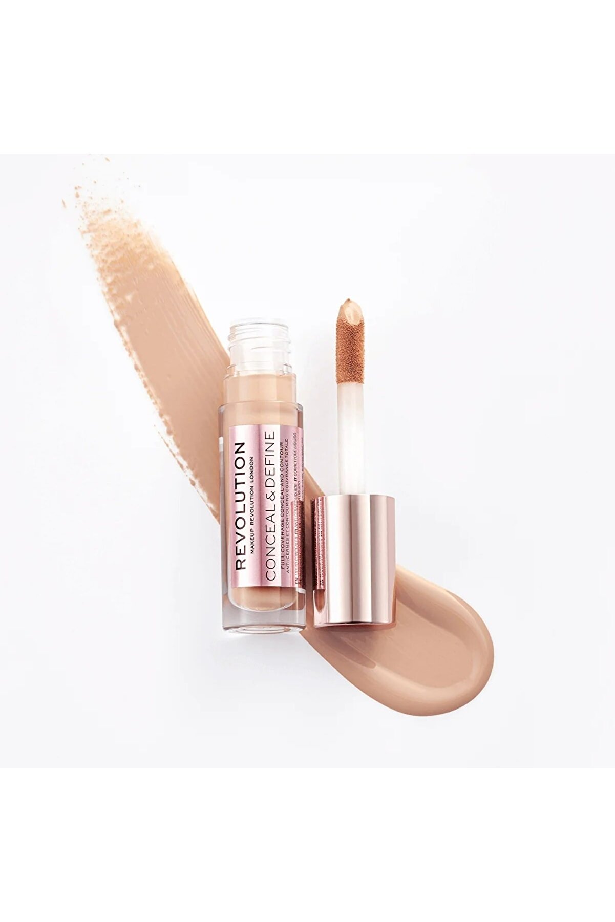 کانسیلر مایع Concealer شماره C8 رنگ سفید رولوشن Revolution