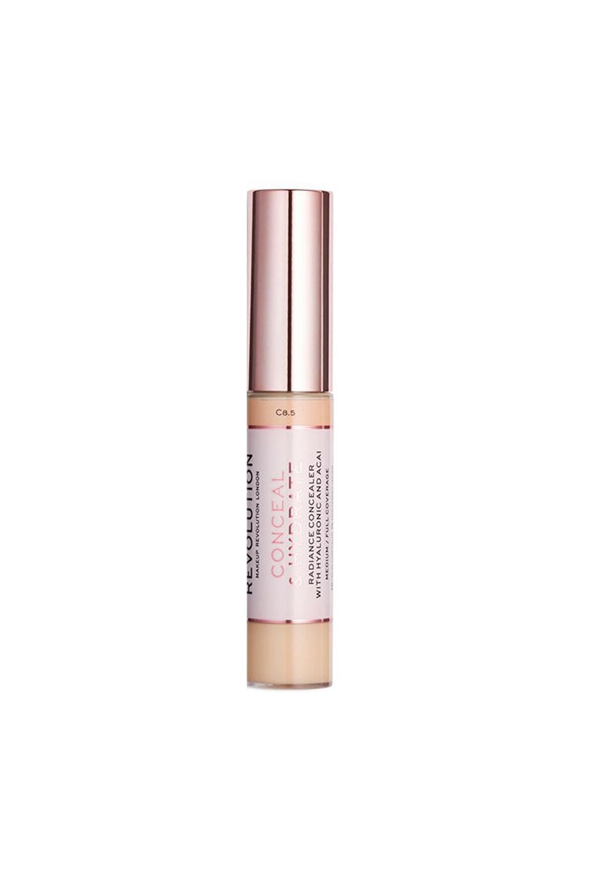 کانسیلر مایع مرطوب کننده Hydrate Concealer شماره C8.5 رنگ سفید رولوشن Revolution