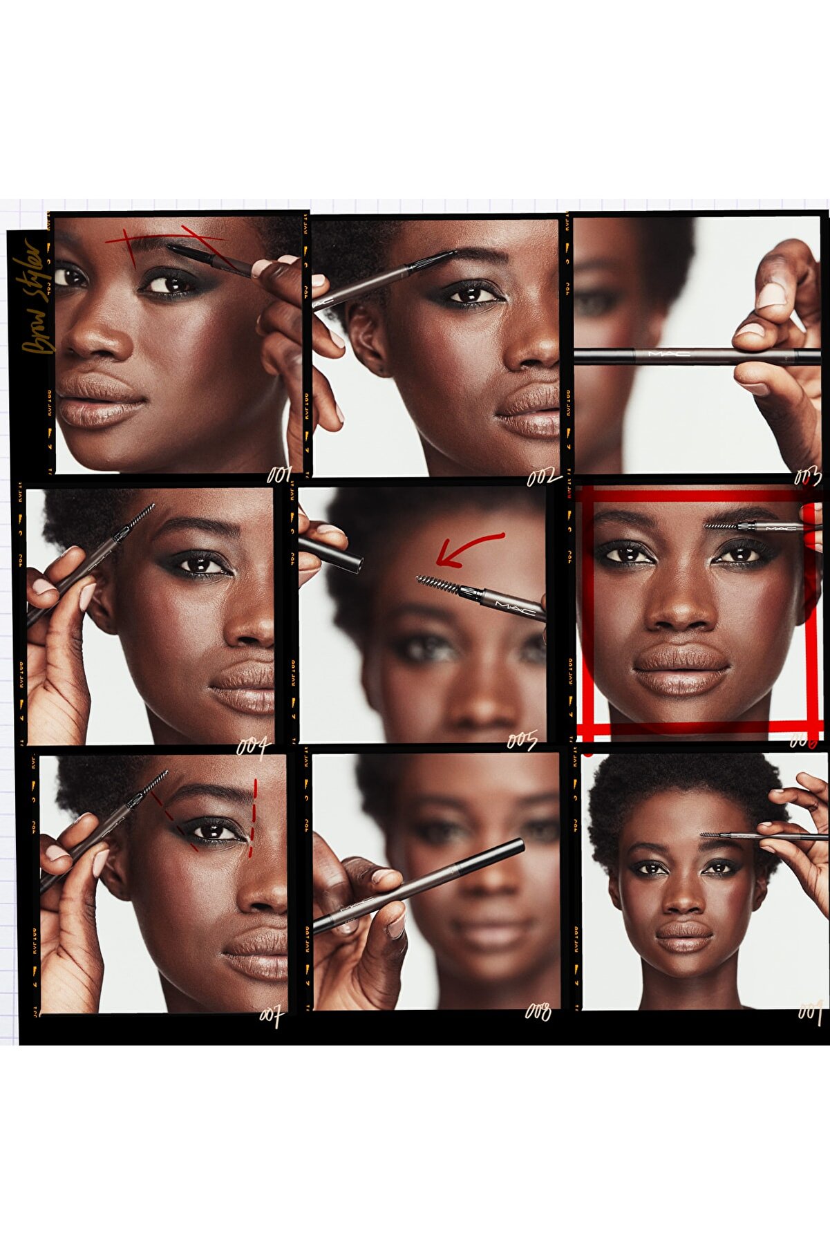 مداد ابرو استایلر Eye Brows Styler مدل FLING بلوند خاکستری روشن حجم 0.9 میل مک MAC