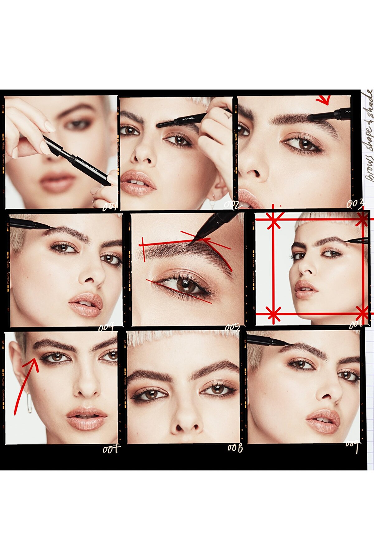 مداد ابرو شیپ اند شد Shape &amp; Shade Brow مدل TAUPE بلوند مایل به زرد نرم حجم 0.95 میل مک MAC