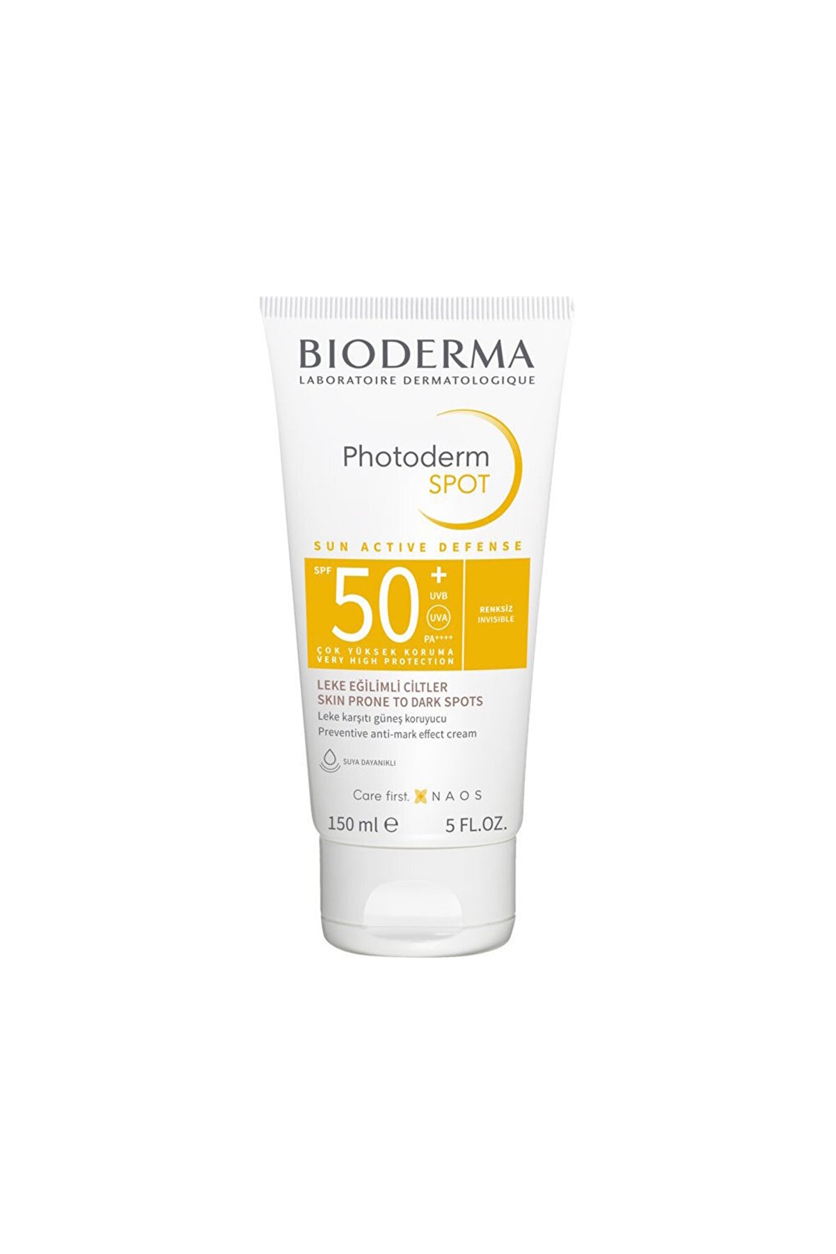 کرم ضد آفتاب مدل Photoderm Spot با SPF+50 با حجم 150 میل بایودرما Bioderma