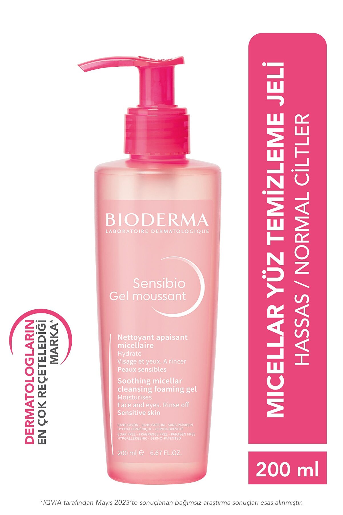 فومینگ ژل شستشو پوست خشک تا نرمال با حجم 200 میل بایودرما Bioderma