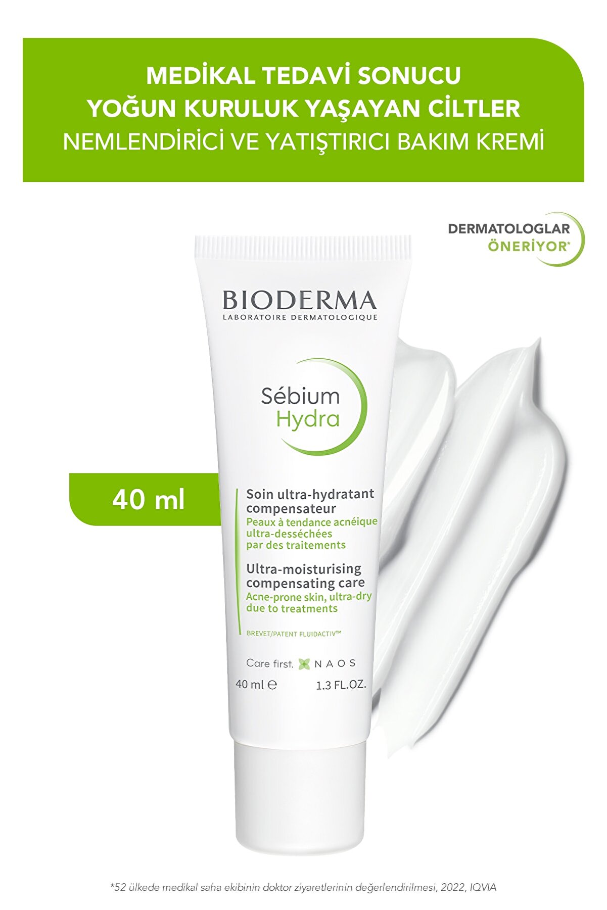 کرم آبرسان و مرطوب کننده مدل Sébium Hydra با حجم 40 میل بایودرما Bioderma