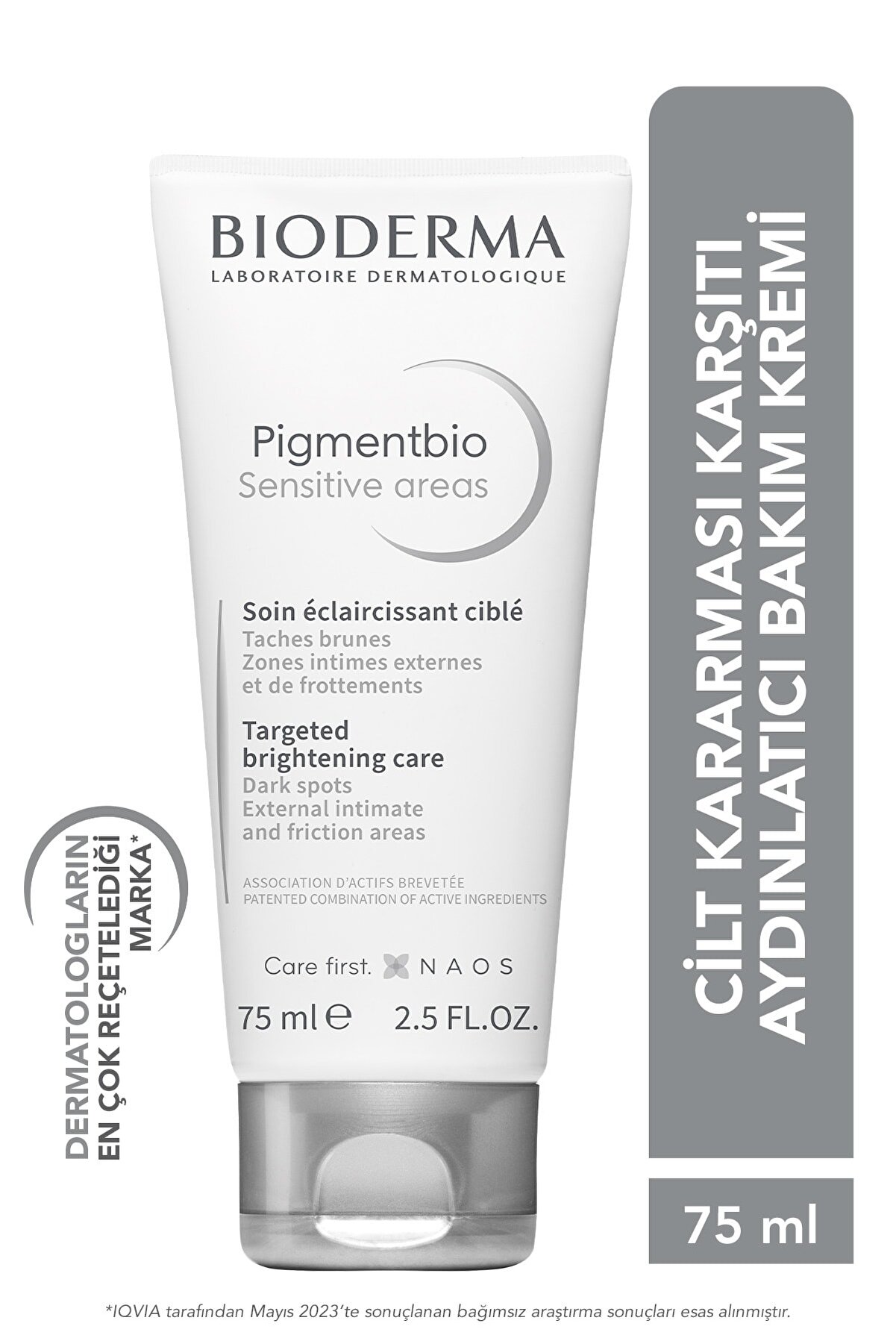 کرم روشن کننده نواحی حساس بدن مدل Pigmentbio با حجم 75 میل بایودرما Bioderma