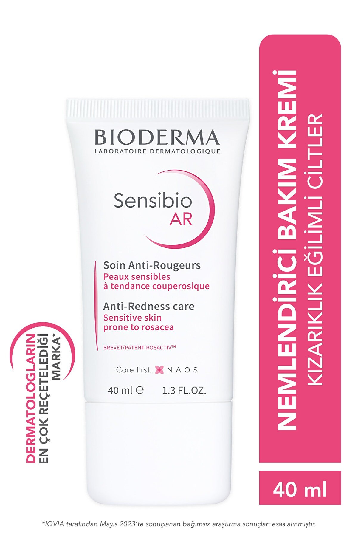 کرم مرطوب کننده پوست حساس مدل AR Sensibio با حجم 40 میل بایودرما Bioderma