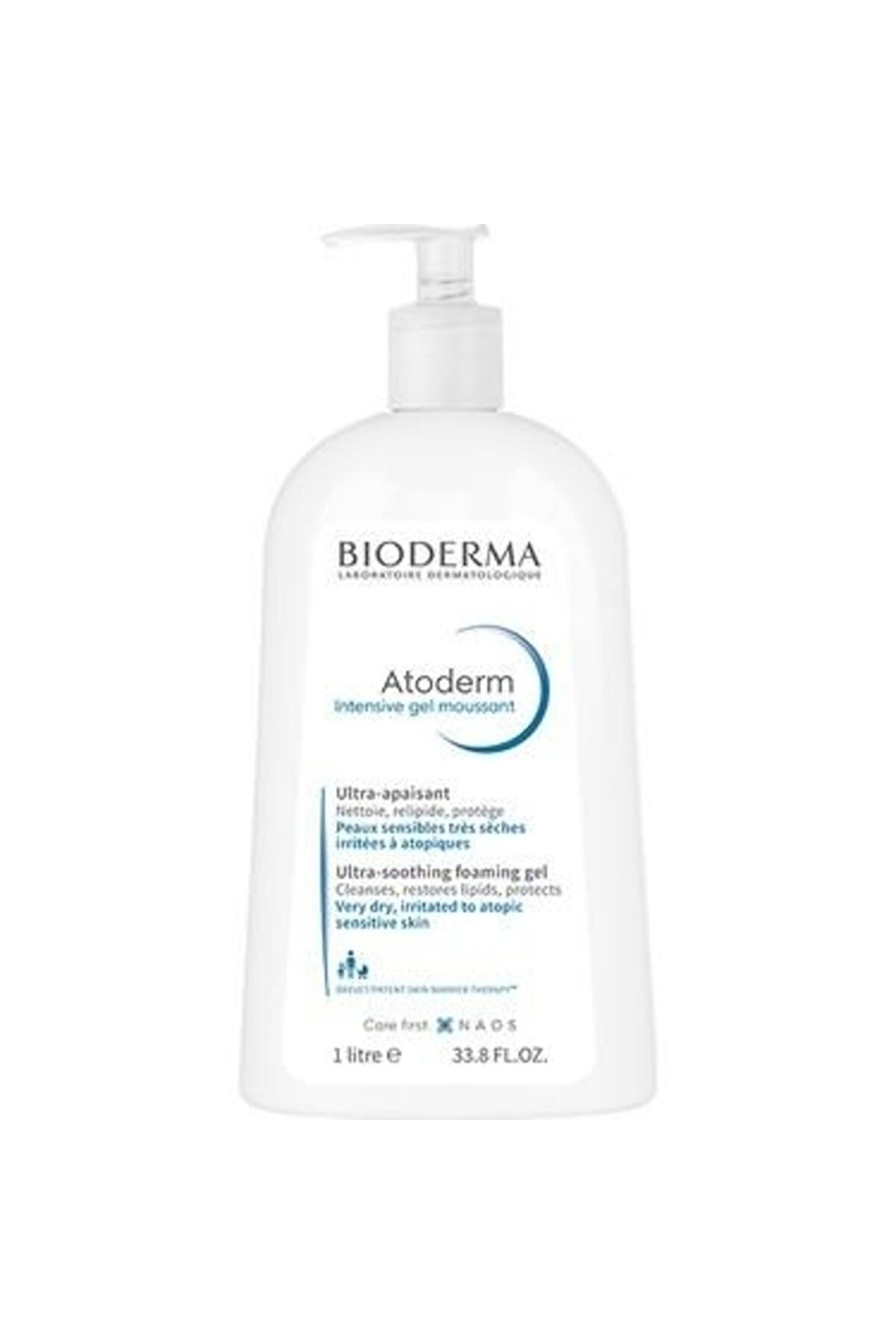 ژل شستشوی بدن و صورت مدل Atoderm با حجم 1 لیتر  بایودرما Bioderma