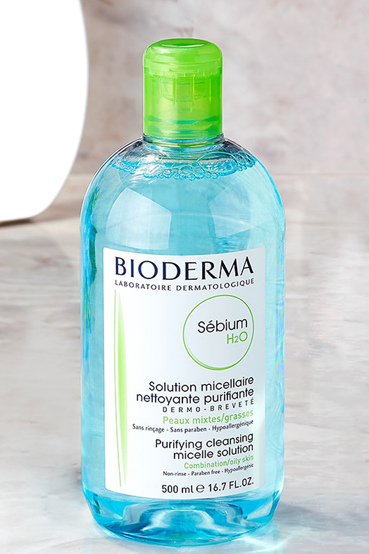 محلول پاک کننده آرایش پوست مختلط و چرب با حجم 500 میل بایودرما Bioderma