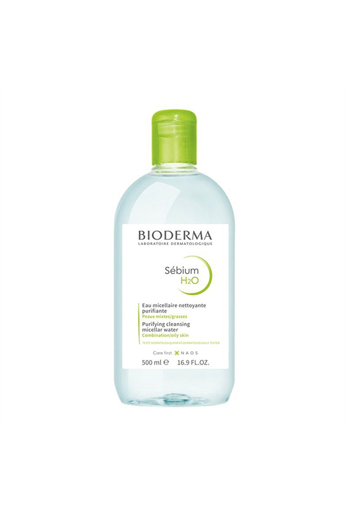 محلول پاک کننده آرایش پوست مختلط و چرب با حجم 500 میل بایودرما Bioderma